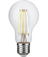 E27 4,9W dimbare LED-lamp - A60, filament, helder glas, 600lm, 2700K