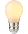 E27 4,7W dimbare LED kogellamp - G45, opaal glas, 2700K, filament