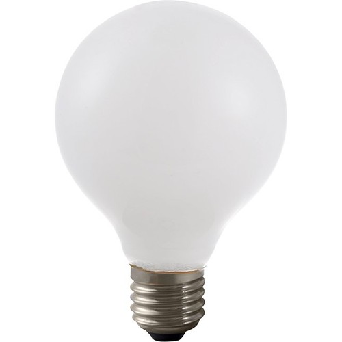 E27 4W dimbare LED globe lamp - G80, opaal glas, 2500K, filament