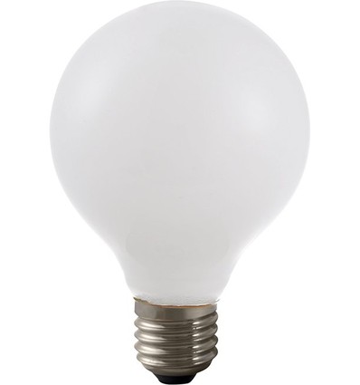 E27 4W dimbare LED globe lamp - G80, opaal glas, 2500K, filament