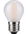 E27 4W dimbare LED kogellamp - G45, filament, mat glas, 2500K