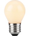 E27 4W dimbare LED kogellamp - G45, filament, opaal glas, 2500K