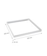 60x60 opbouwframe voor LED paneel - Wit, 620x620mm, voor Algine armaturen
