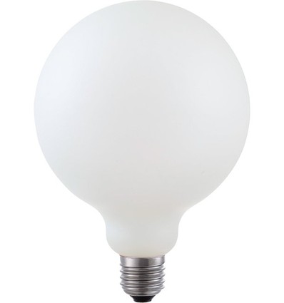 E27 5,5W dimbare LED globe lamp - G125, filament, mat wit, 2500K, 520lm