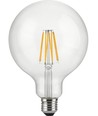 E27 12W dimbare LED globe lamp - G125, filament, 1250lm, 2500K, helder glas