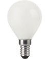E14 4W dimbare LED kogel - G45, opaal glas, 2500K, 310lm