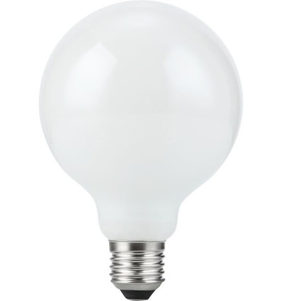 E27 5,5W dimbare LED globe lamp - G95, opaal glas, 2500K, filament