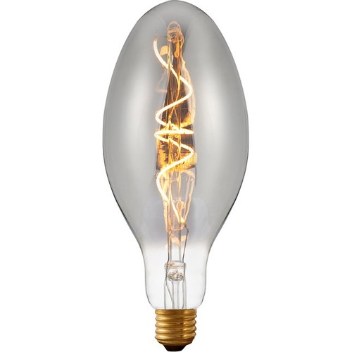 E27 4W dimbare LED filamentlamp - Ellipse C100, Smoke, 2200K, 100lm