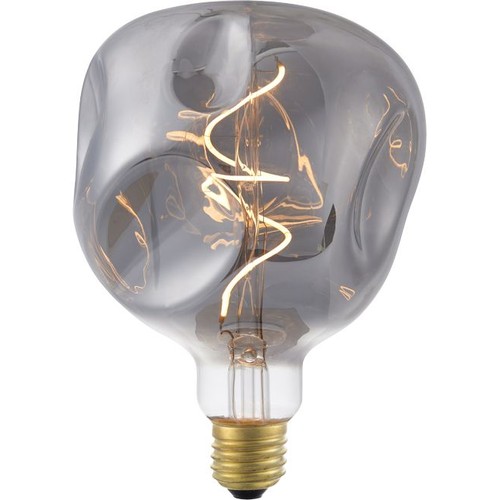 E27 4W XL Flex Mystery LED lamp - G125, 100lm, 2200K, Smoke, dimbaar