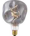 E27 4W XL Flex Mystery LED lamp - G125, 100lm, 2200K, Smoke, dimbaar