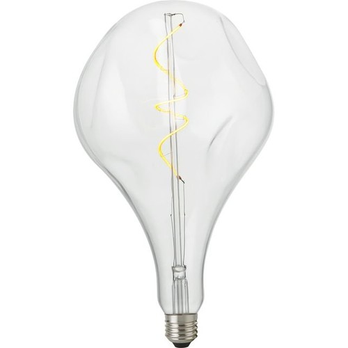 E27 4W XXL Mystery dimbare LED-lamp - A165, 250lm, 2500K, helder glas, filament flex