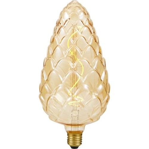 E27 4W XXL Flex Pine-Cone filamentlamp - 200lm, goud glas, dimbaar, 2000K