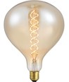 E27 6W XXL Flex R160 filamentlamp - 350lm, dimbaar, goud glas, 2000K