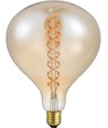 E27 6W XXL Flex R160 filamentlamp - 350lm, dimbaar, goud glas, 2000K