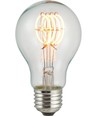 E27 4W dimbare LED filament lamp - A60, Flex filament, 2200K, 210lm, helder glas