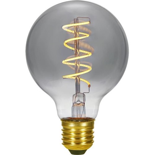 E27 4,5W dimbare LED globe-lamp - G95, rookglas, 2200K