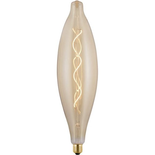 E27 4W XXL Flex filamentlamp - 44cm, 2000K, goud glas, dimbaar