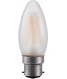 BA22d 4W LED kogellamp - C35, 380lm, dimbaar, mat glas, 2500K