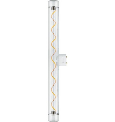 S14d 2,8W dimbare LED lamp - T30, spiraal filament, 2200K, helder glas