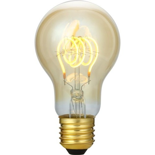 E27 5W 3-staps dimbare LED lamp - A60, 2200K, Goud, Flex Filament, 460lm