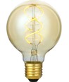 E27 5W 3-staps dimbare LED lamp - G80, Goud, Flex filament, 2200K, 460lm