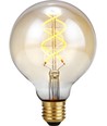 E27 5W 3-staps dimbare LED lamp - G95, Goud, Filament Flex, 2200K, 460lm