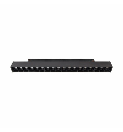 System Shift 17W Grid M railspot voor 2-fase rail - 40°, CCT, zwart