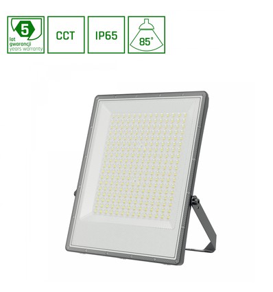 200W NOCTIS MAX CCT breedstraler - IP65, 3 lichtkleuren, grijs, buiten