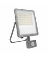 30W NOCTIS MAX breedstraler met PIR-sensor - IP44, CCT, grijs