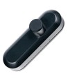 Snoerdimmer voor LED, 0-25W - Fase-afsnijding, zwarte draaiknop