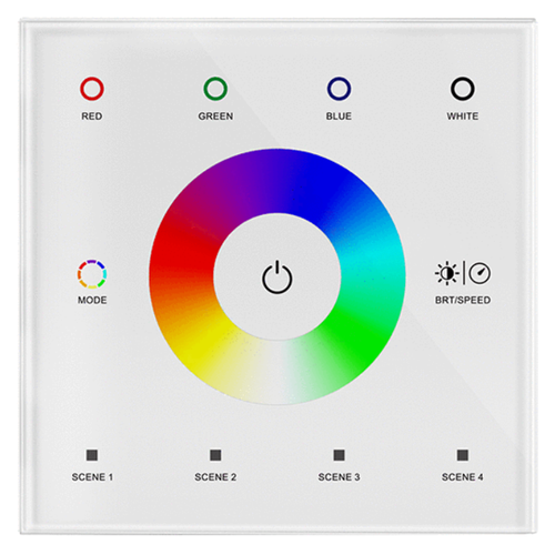 LEDlife rWave RGBW wandcontroller - Wit, 12V-24V