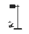 Oplaadbare 3-in-1 LED-lamp - Magnetisch, dimbaar, CCT, up/down-licht, zwart, incl. voet en 2 stuks montagebeugels