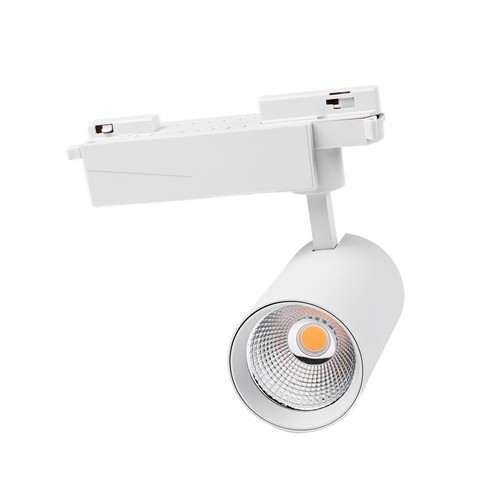 29W 1-fase RA98 spanningsrail spot - 110lm/w, wit, 1F2W
