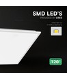 60x60 LED paneel, 40W - Hoogte:33mm, CREE LED, 120lm/W, 6 jaar garantie, witte rand