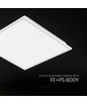 60x60 LED paneel, 40W - Hoogte:33mm, CREE LED, 120lm/W, 6 jaar garantie, witte rand
