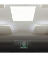 60x60 LED paneel, 40W - Hoogte:33mm, CREE LED, 120lm/W, 6 jaar garantie, witte rand