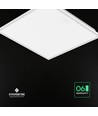 60x60 LED paneel, 40W - Hoogte:33mm, CREE LED, 120lm/W, 6 jaar garantie, witte rand