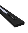 LEDlife 20W/30W/40W WLD PLANK LED plafondlamp - 120cm, CCT, 40°, zwart, opaal glas