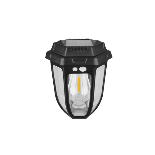 Solara Rustica 1W tuinlamp op zonne-energie - 2700K, 50cm, IP44, zwart