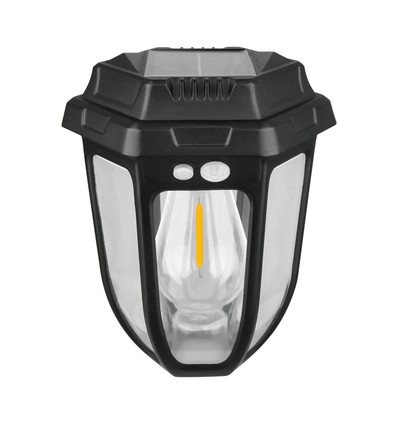 Solara Rustica 1W tuinlamp op zonne-energie - 2700K, 50cm, IP44, zwart