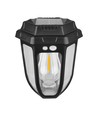 Solara Rustica 1W tuinlamp op zonne-energie - 2700K, 50cm, IP44, zwart