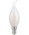 E14 4,7W dimbare LED-tiptipkaars - C35, opaal glas, 2700K, filament