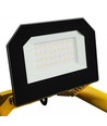 30W schijnwerper met voet, oprol en haak - Werklamp, 3m kabel, Schuko stekker, IP65 buiten