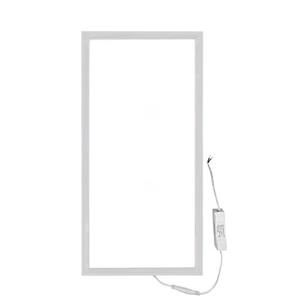 60x30 backlit LED-paneel, 24W - Witte rand
