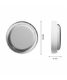 10W Pastilo CCT LED wandlamp - IP54, IK10, 120lm/W, Ø18cm, 3-in-1 CCT, wit, buiten/binnen