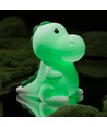 MOCHI Dinosaurus nachtlampje van zachte siliconen - oplaadbaar, kleurwissel + warm wit