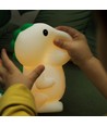 MOCHI Dinosaurus nachtlampje van zachte siliconen - oplaadbaar, kleurwissel + warm wit
