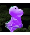 MOCHI Dinosaurus nachtlampje van zachte siliconen - oplaadbaar, kleurwissel + warm wit