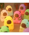 MOCHI Capibara nachtlampje van zachte siliconen - oplaadbaar, kleurwissel + warm wit