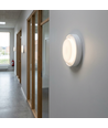 10W Pastilo CCT LED wandlamp - IP54, IK10, 120lm/W, Ø18cm, 3-in-1 CCT, wit, buiten/binnen
